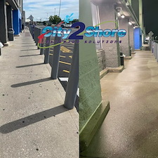 Concrete cleaning