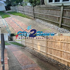 Fence cleaning
